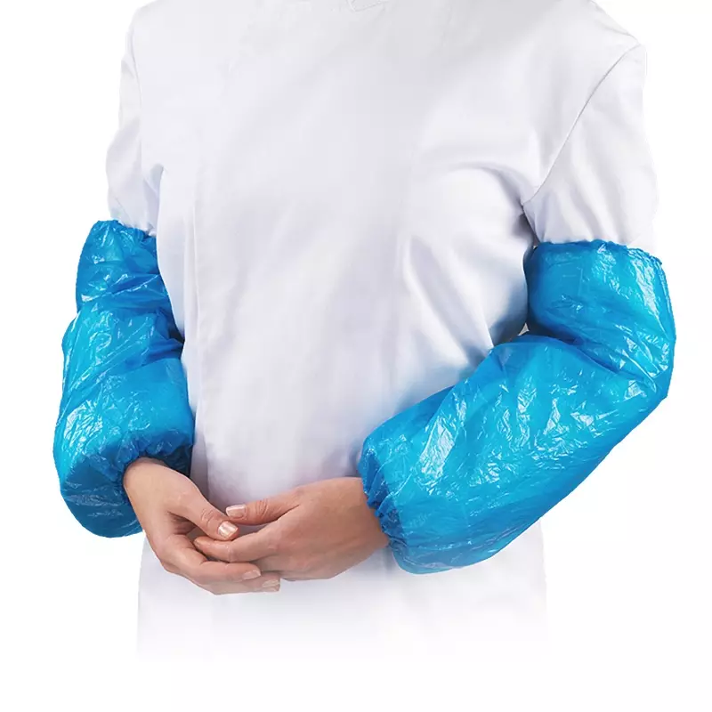 Hycare disposable overmouw 20 mu polyethyleen 40x20 cm blauw